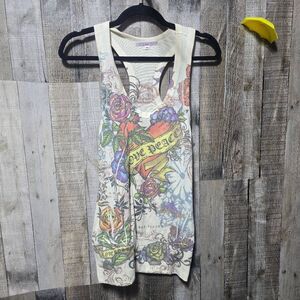 Julie's Closet Vintage Y2K Tattoo Style Graphic Tank Top